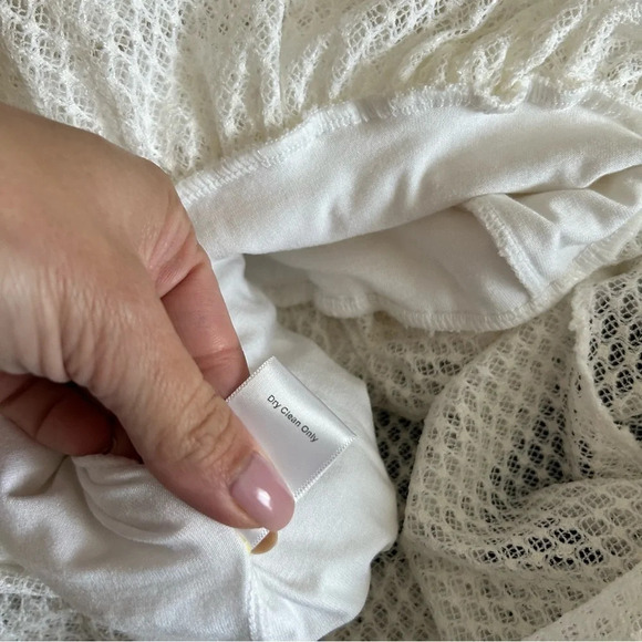 Nightcap Clothing Starlit Stretch Maxi Lace Stretch Maxi White Medium M. - Picture 8 of 9